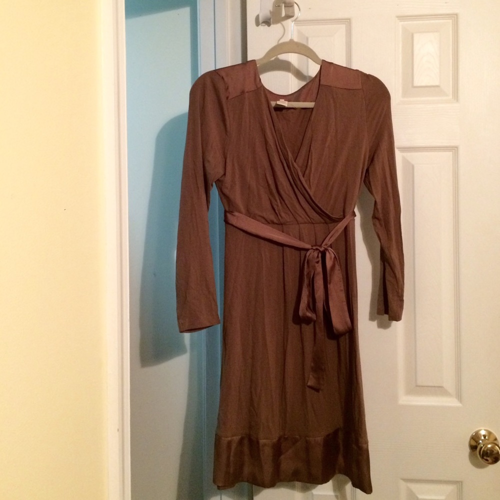 Sundance faux-wrap dress